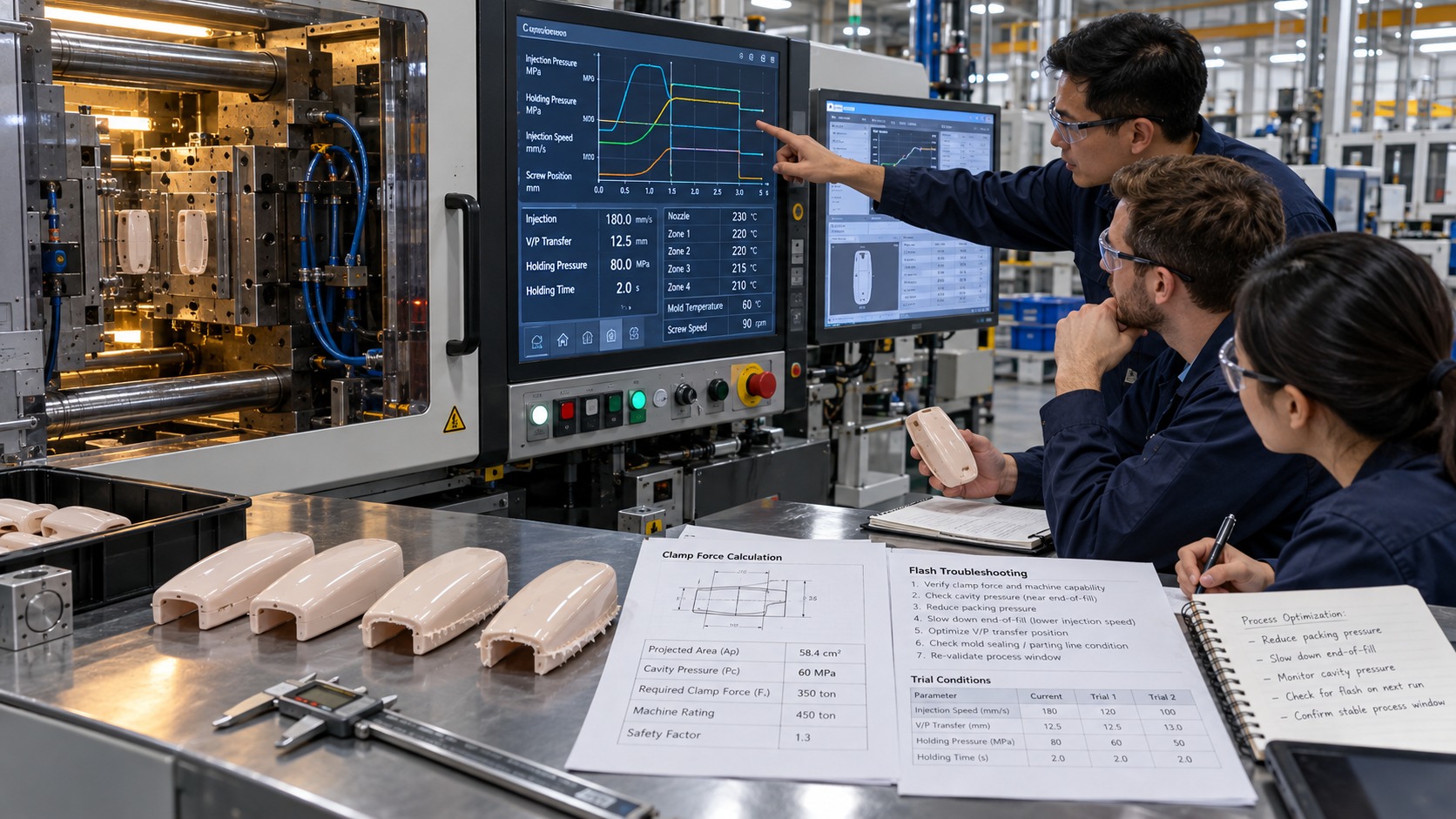 Injection Molding Flash Defects: Causes, Fixes & Mold Checks