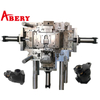 PA GF20 Water Pump Top Housing with 6 Brass Inserts and Triple Hydraulic Sequential Sliders — Russia Customer Project