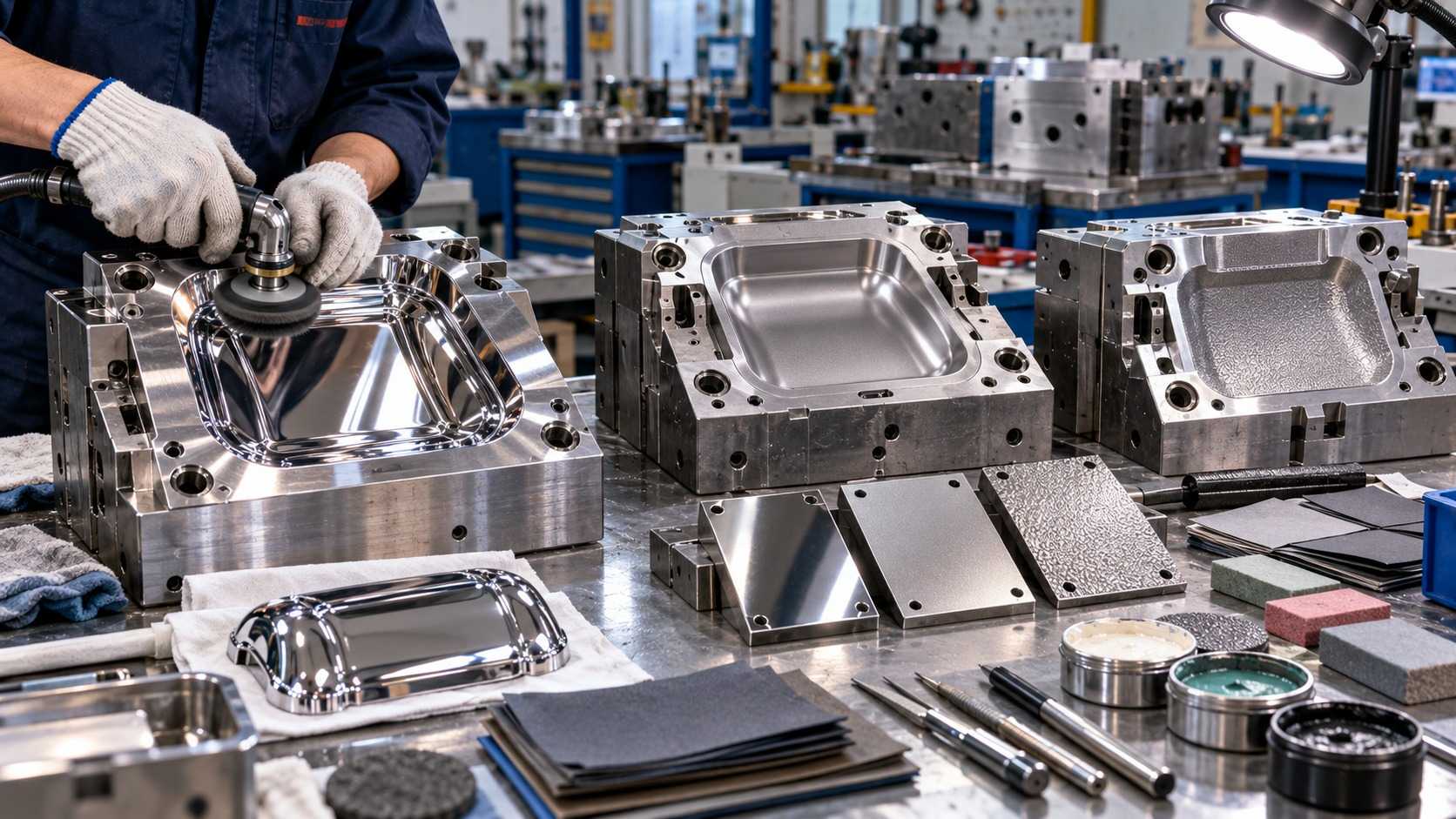 Injection Mold Surface Finish Standards | Mirror, Matte & Texture Grades