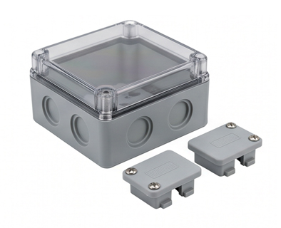Electrical enclosure housings and terminal block covers