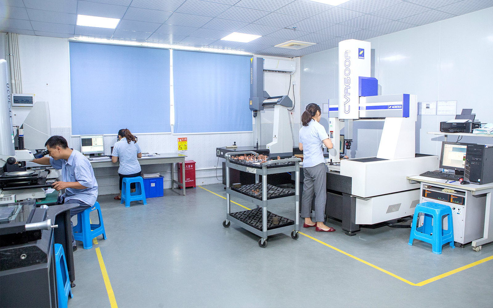 CMM inspection of an injection mold component at ABERY
